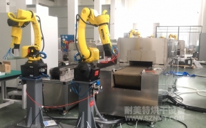 NMT-ZN-631疫苗玻璃瓶特殊涂層工藝,預熱+固化自動化對接隧道爐烘烤線(蘇州?？松?